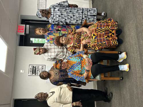 White Oak Friendship Cafe celebrated Juneteenth in traditional African attire!