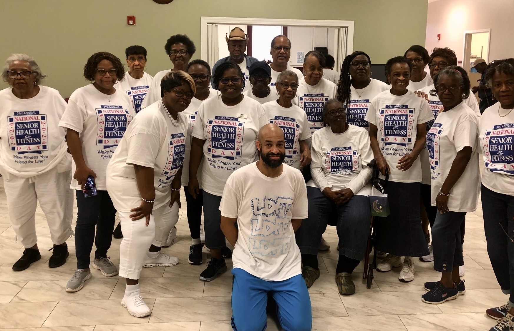 Seniors at our Redeeming Love Friendship Cafe celebrated National Senior Health and Fitness Day with dance and excercise!