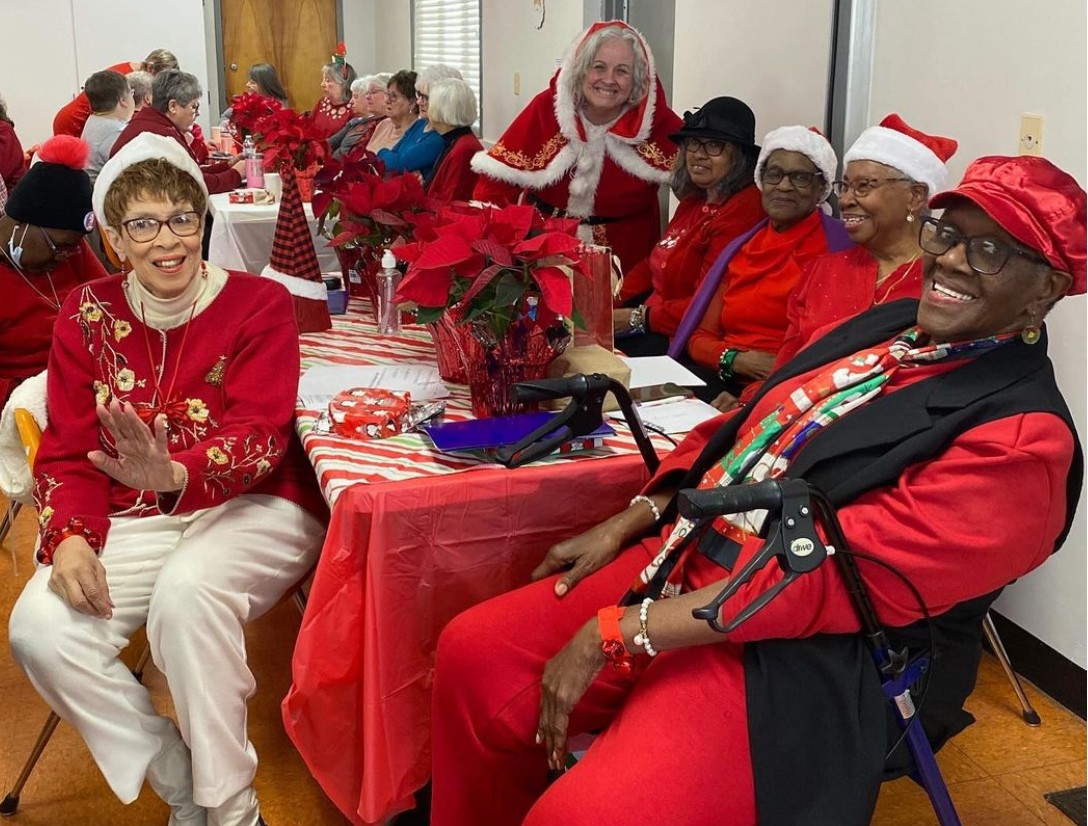 It's all festivities and cheer at the Wendell Friendship Cafe Holiday Party!