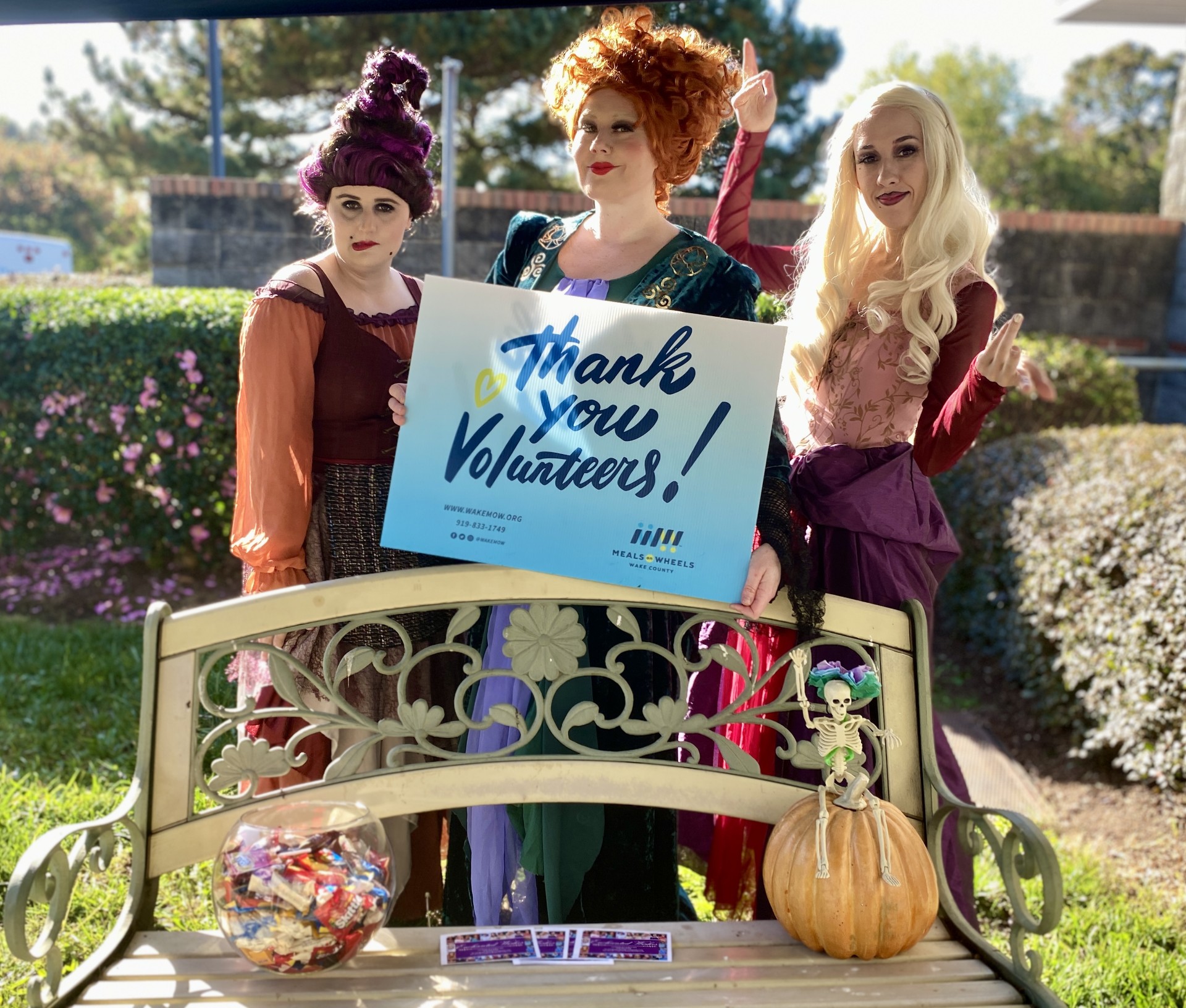 Volunteering is anything BUT Hocus Pocus! Thank you to all of our volunteers for the ✨magical✨ experience you give our seniors through your service. You have truly bewitched us! Happy Halloween from Meals on Wheels of Wake County!